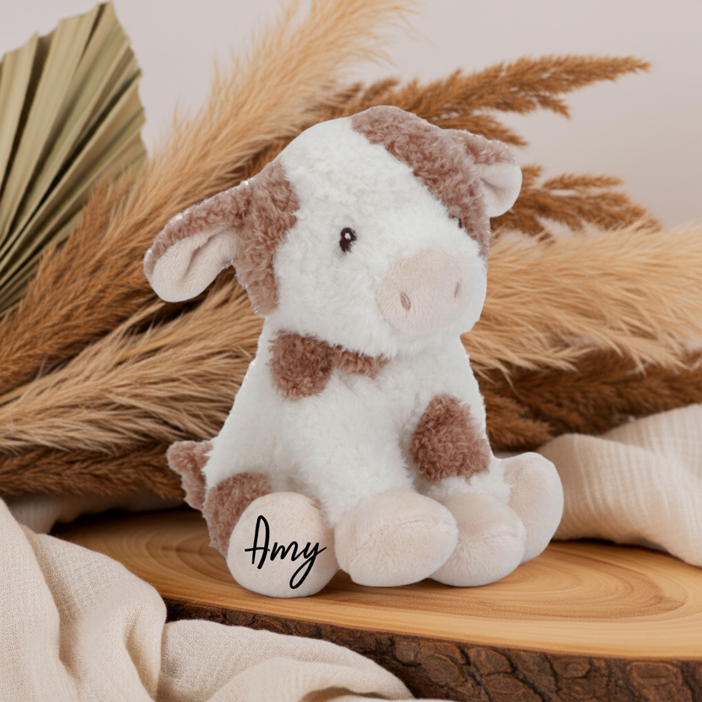 Knuffelkoe 17 cm Little Farm | Little Dutch