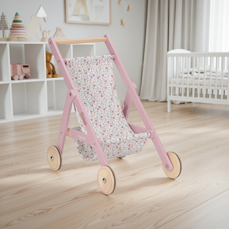 Puppenbuggy Holz