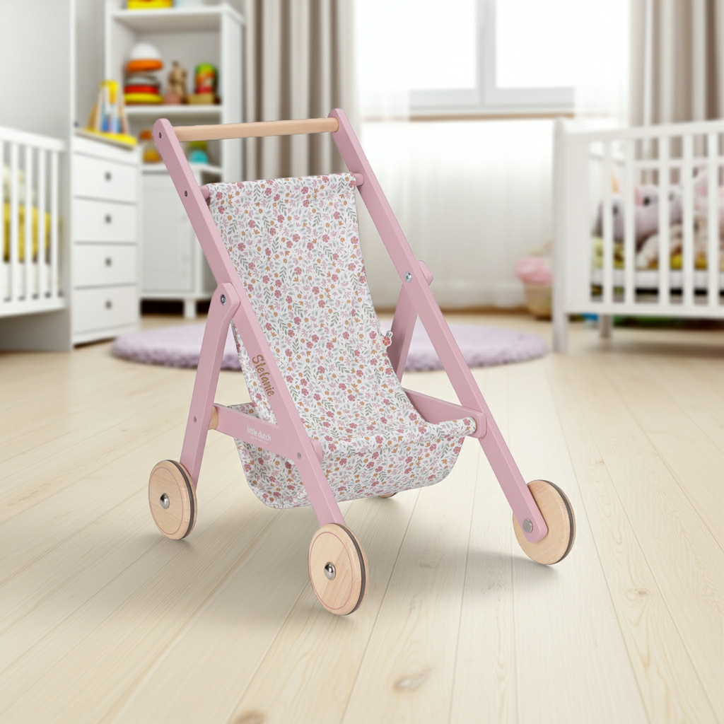 Wooden Doll Stroller | Little Dutch