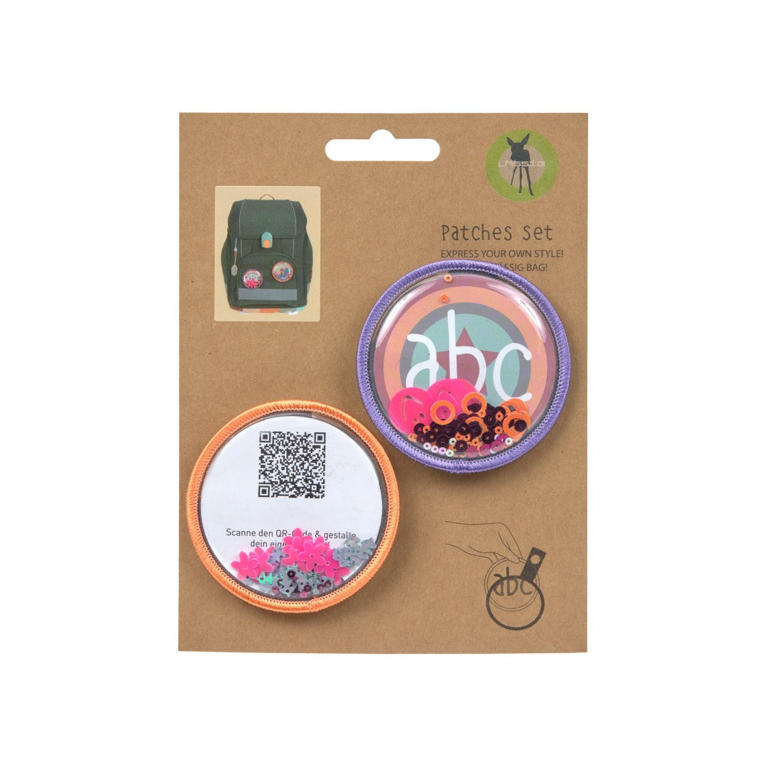 Patches set van 2 - DIY, Lavendel Perzik | Lassig
