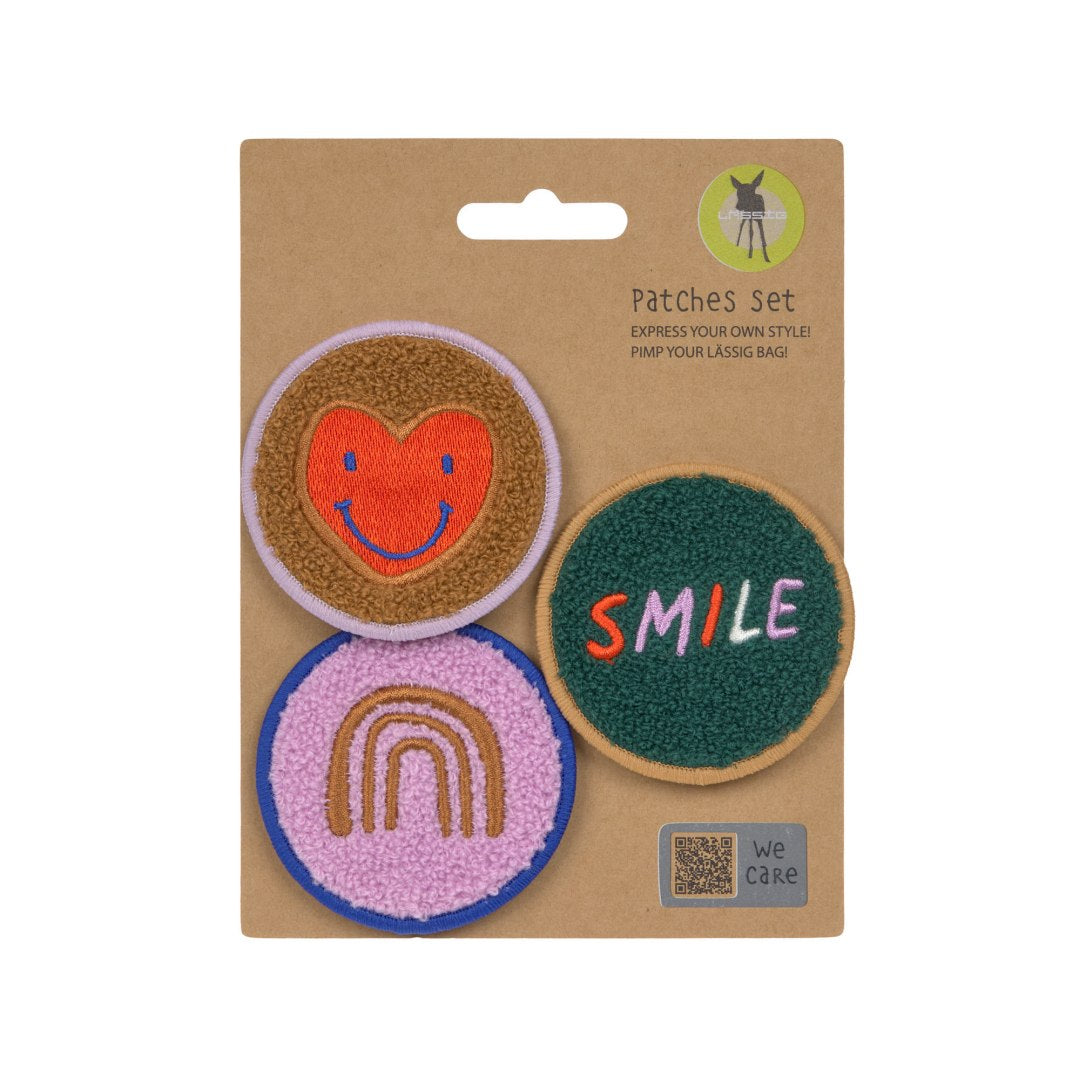 Patches set van 3 - Little Gang, Smile Heart | Lassig