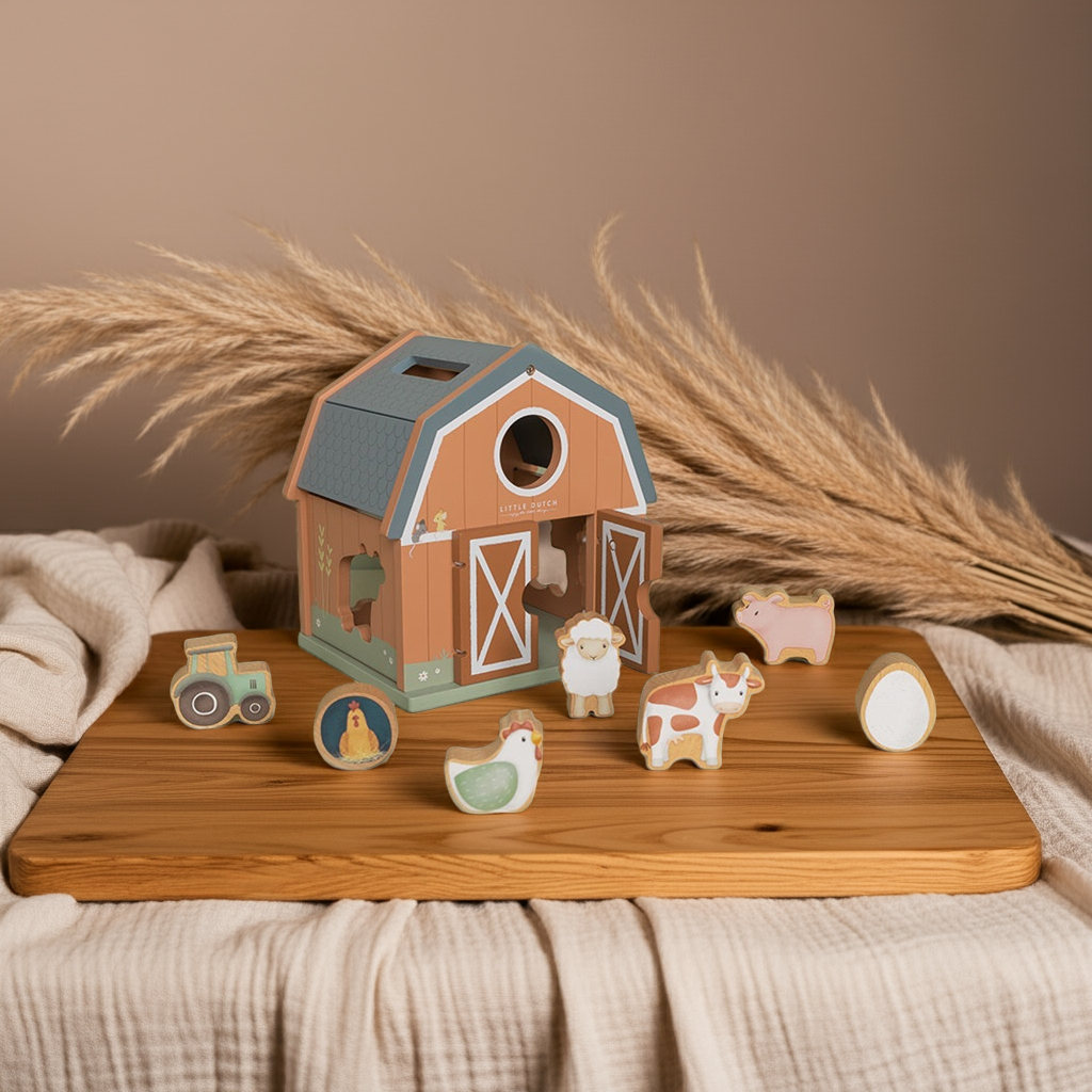 Formen-Steckspiel Little Farm | Little Dutch