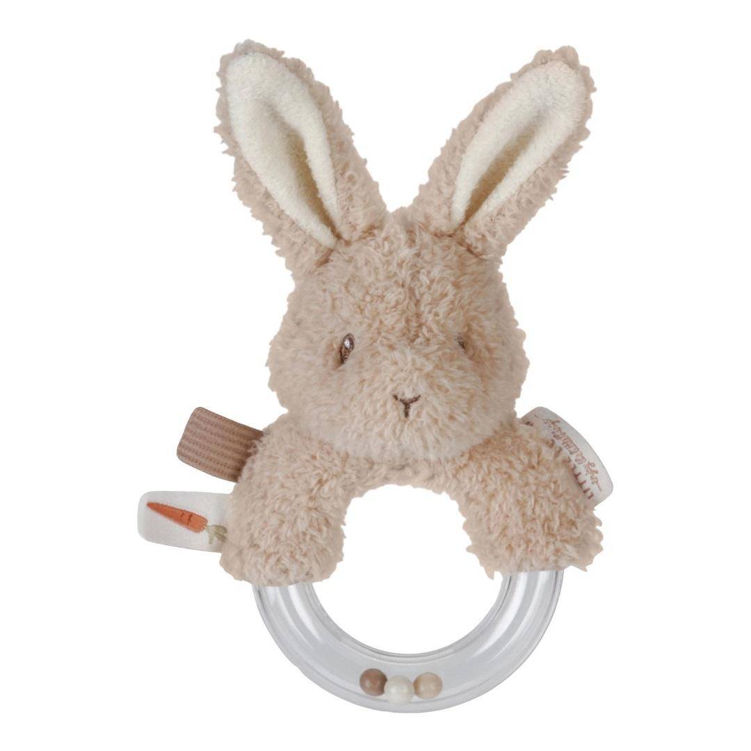Ringrassel Hase Baby Bunny | Little Dutch