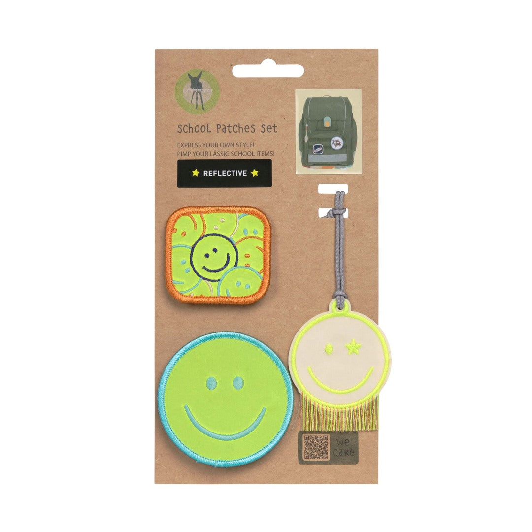 Schooltaspatches en hangers Smile | Lassig