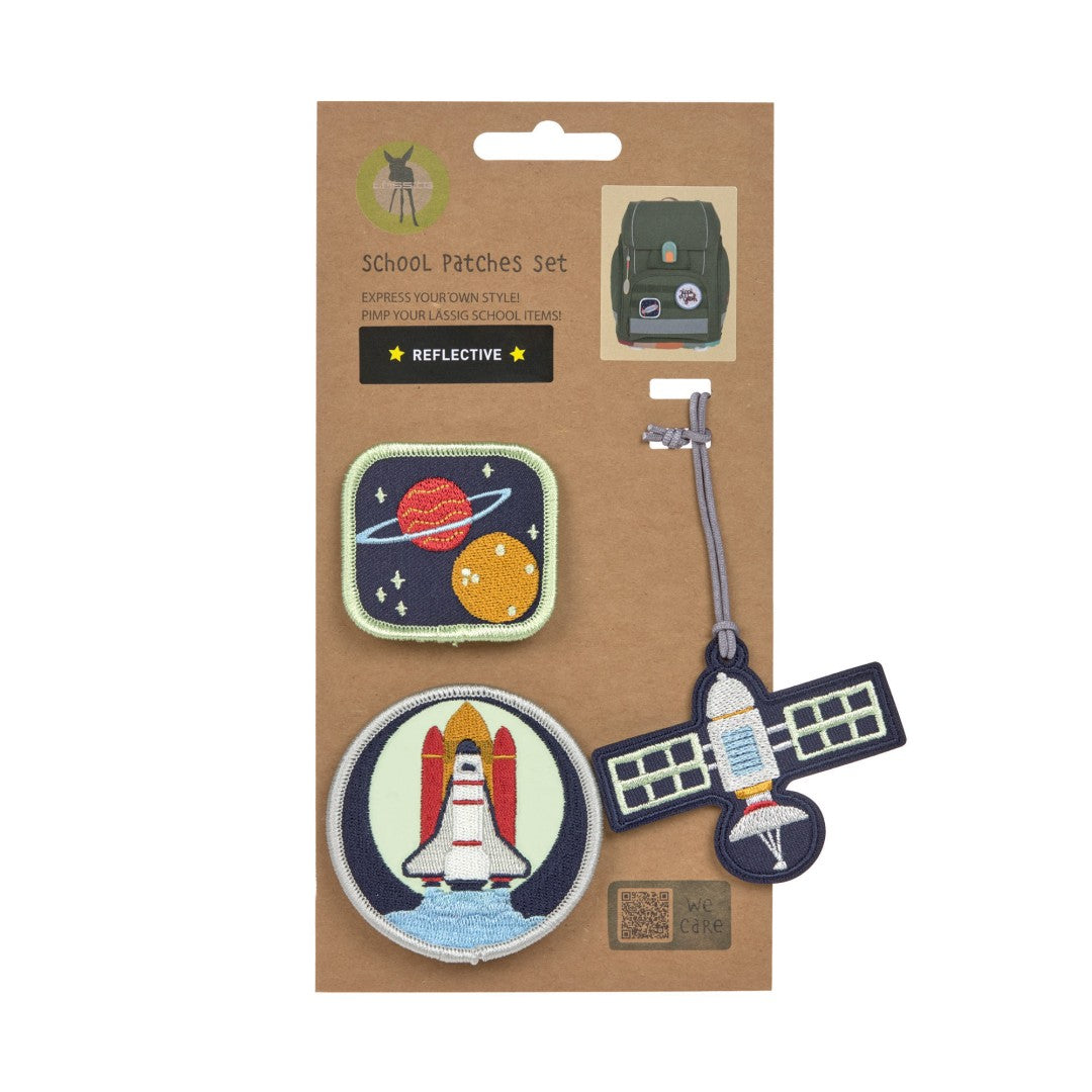 Schooltas patches en hangers ruimte | Lässig