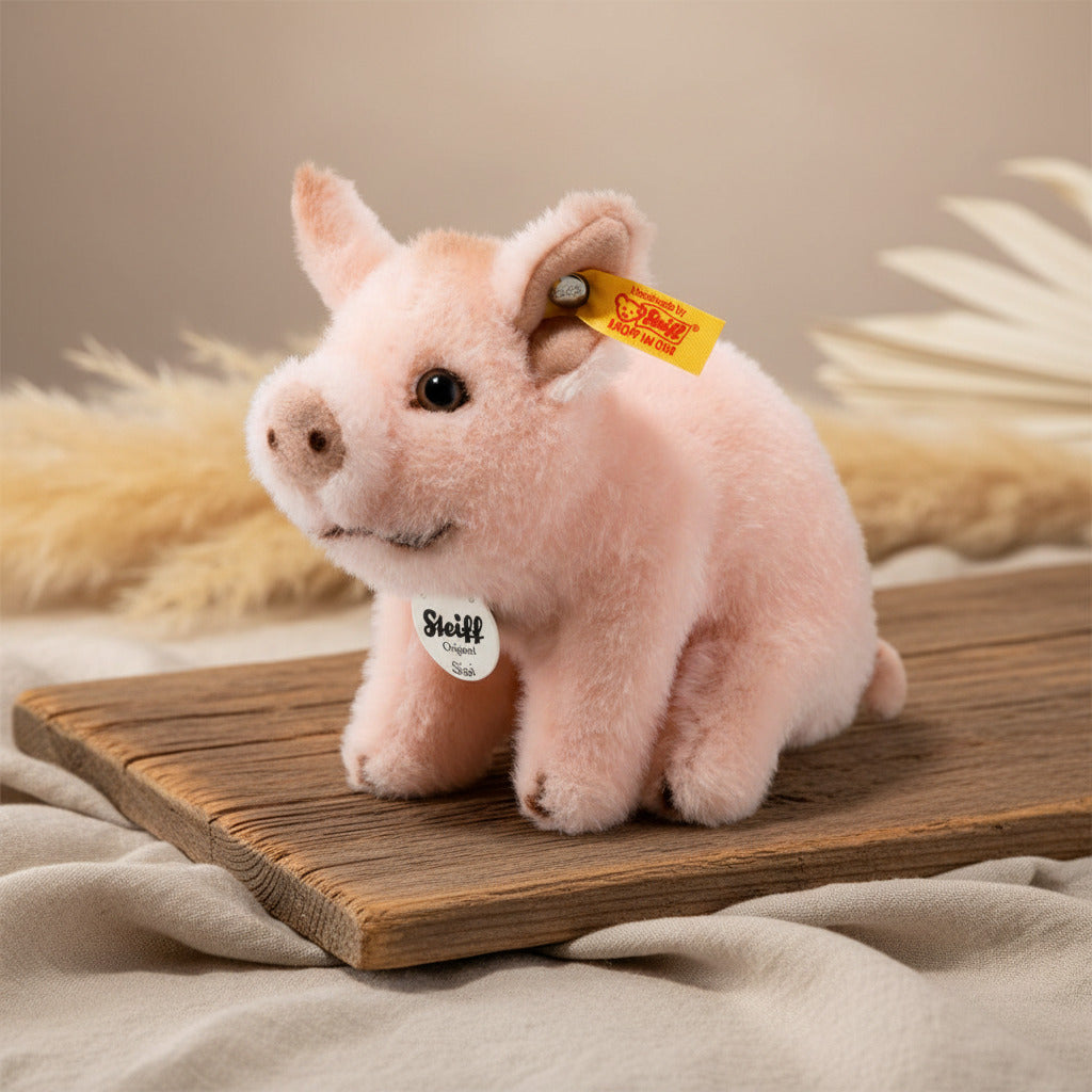 Sissi the pig cuddly toy, 15 cm, pink | Steiff
