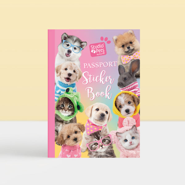 STUDIO PETS – STICKERBUCH FÜR KUSCHELTIERPASS (23 CM)