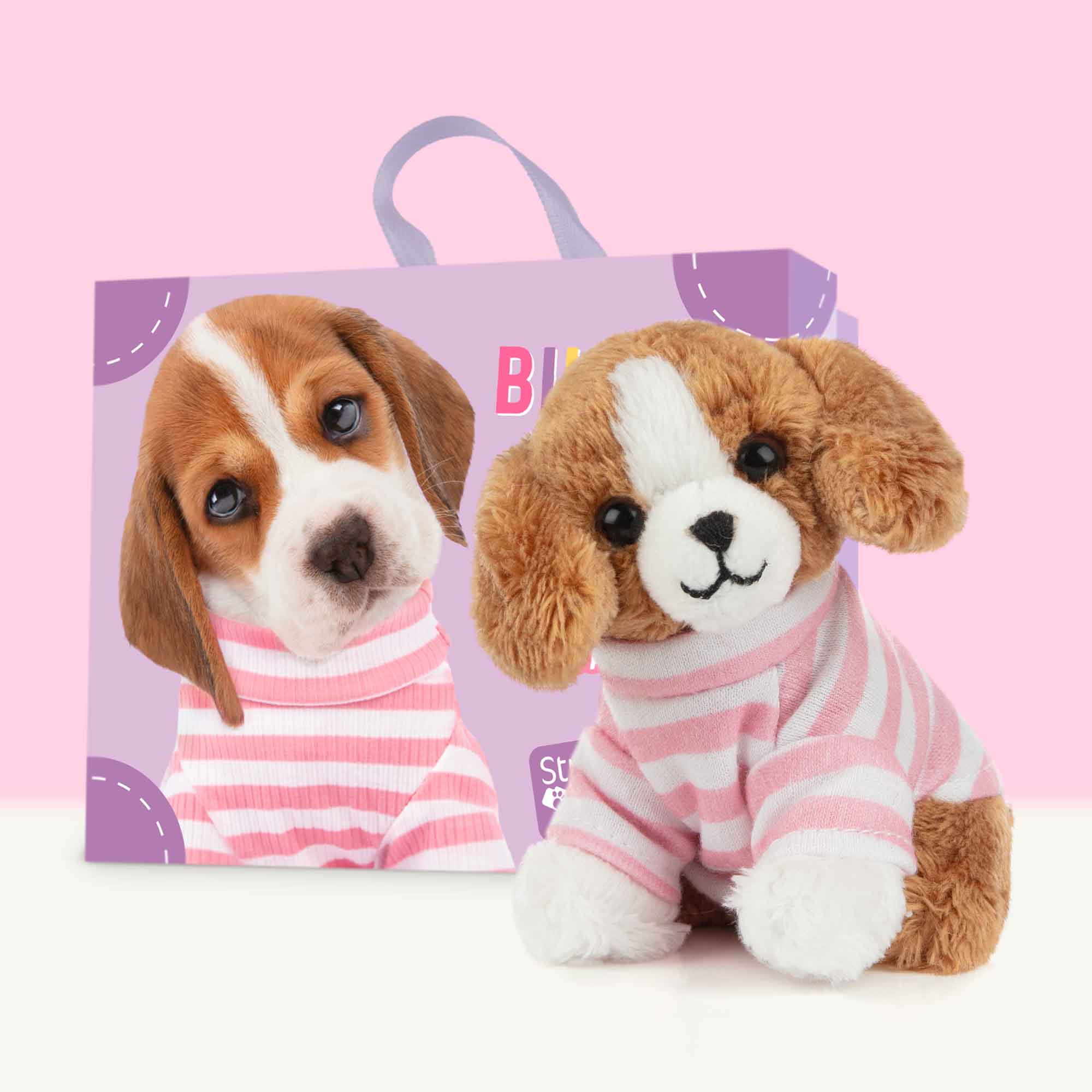 STUDIO PETS – KUSCHELTIER "BILLIE" (8 CM) INKL. KOFFER & PASS