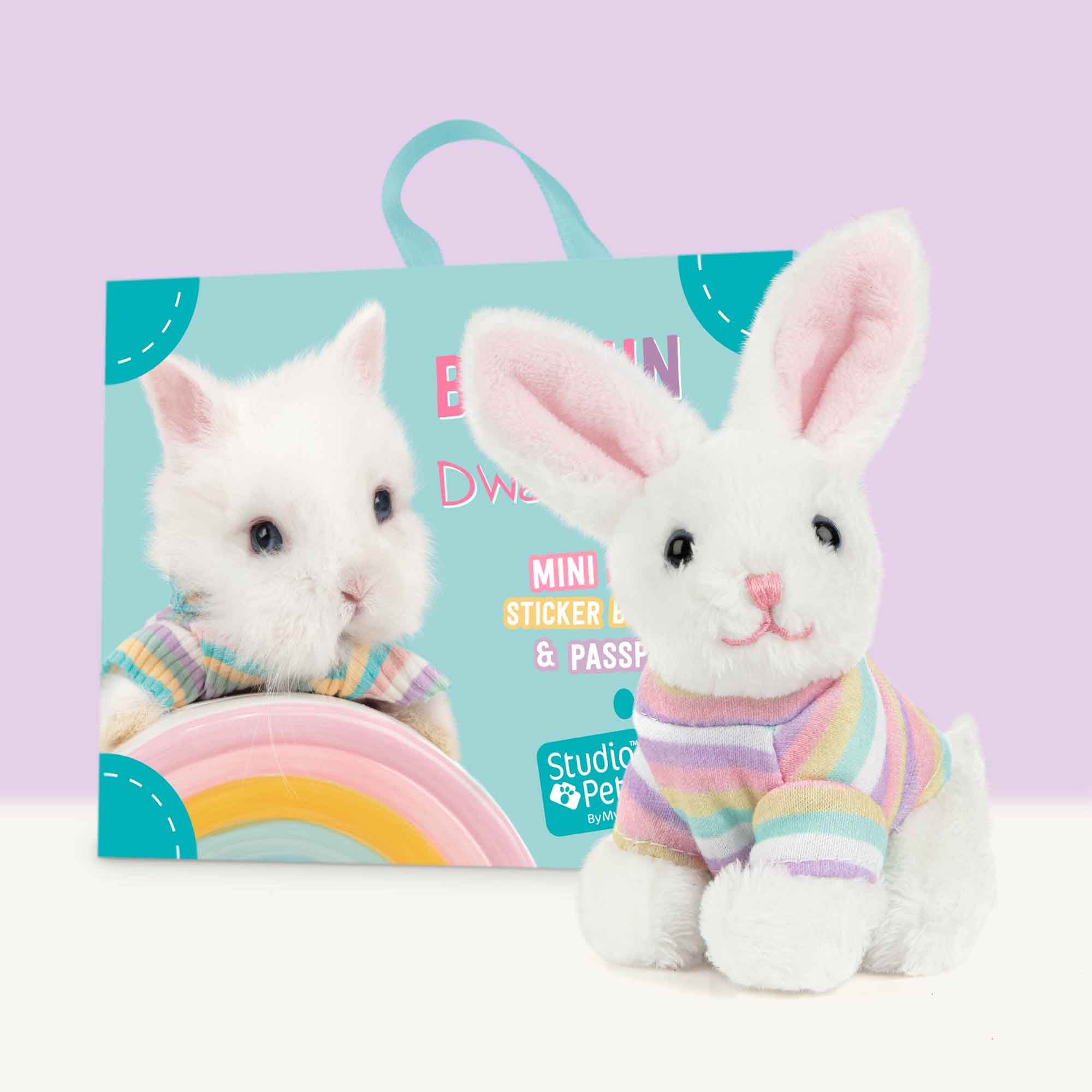 STUDIO PETS – KUSCHELTIER "BUNBUN" (8 CM) INKL. KOFFER & PASS