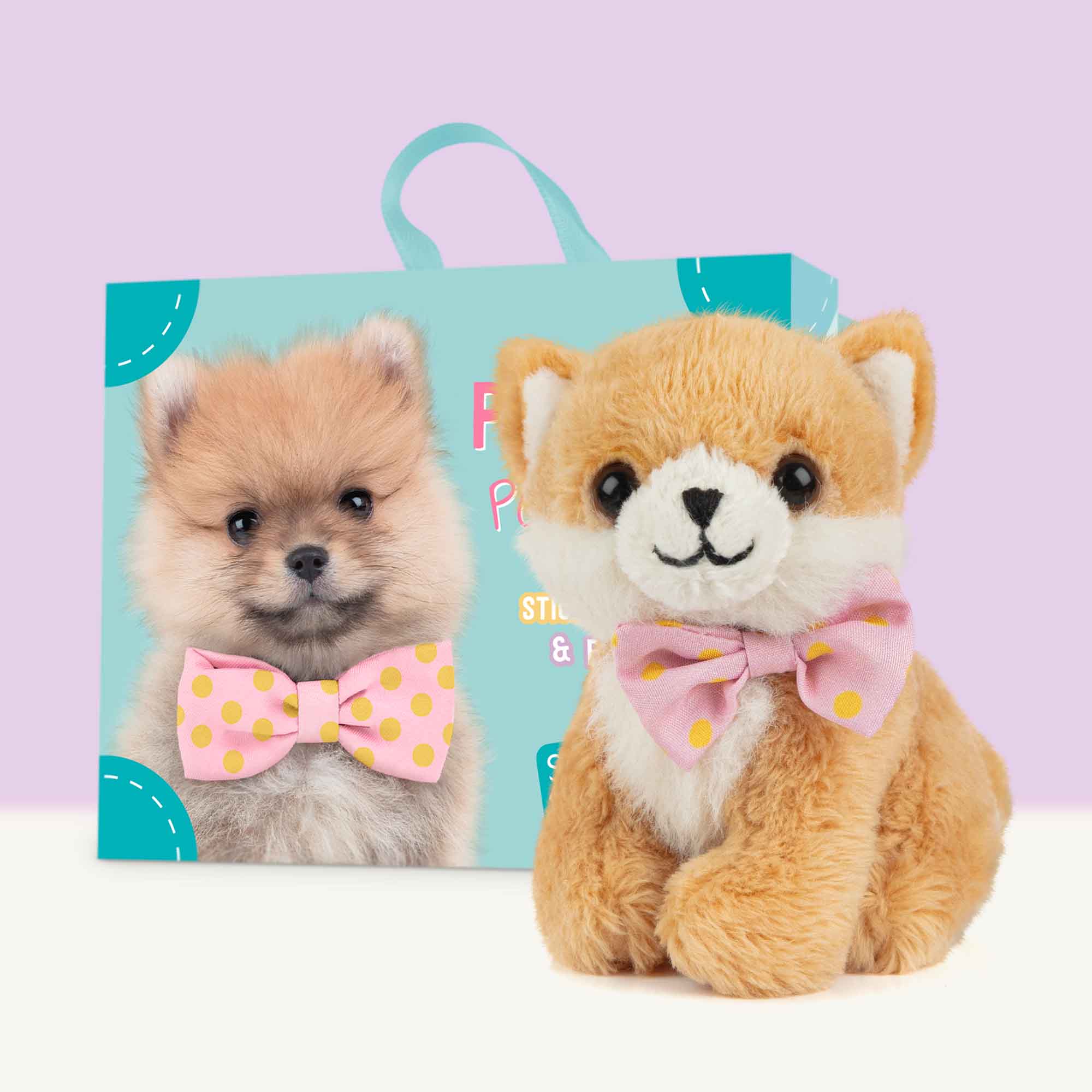 STUDIO PETS – KUSCHELTIER "POMPOM" (8 CM) INKL. KOFFER & PASS