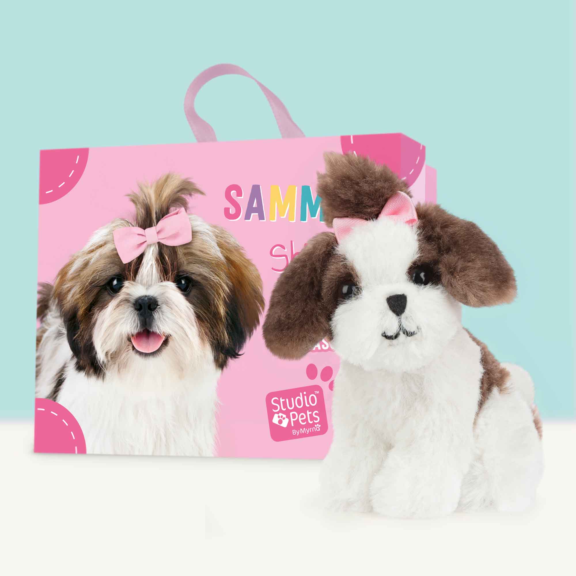 STUDIO PETS – KUSCHELTIER "SAMMY" (8 CM) INKL. KOFFER & PASS