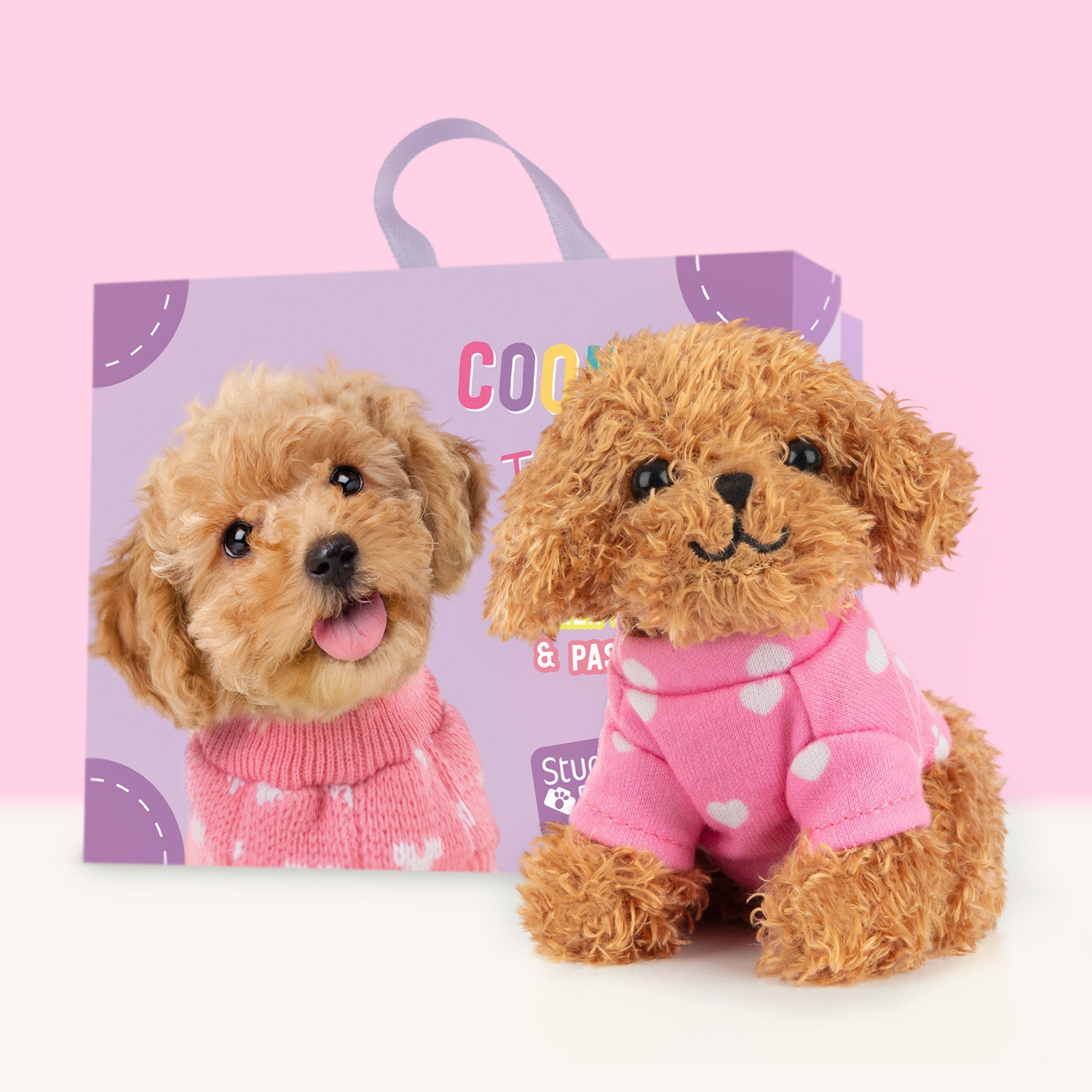 STUDIO PETS – KUSCHELTIER "COOKIE" (8 CM) INKL. KOFFER & PASS