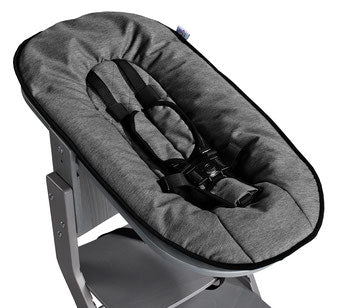 Babyaufsatz für Kinderhochstuhl Hochstuhl grau/ anthrazit  | tissi