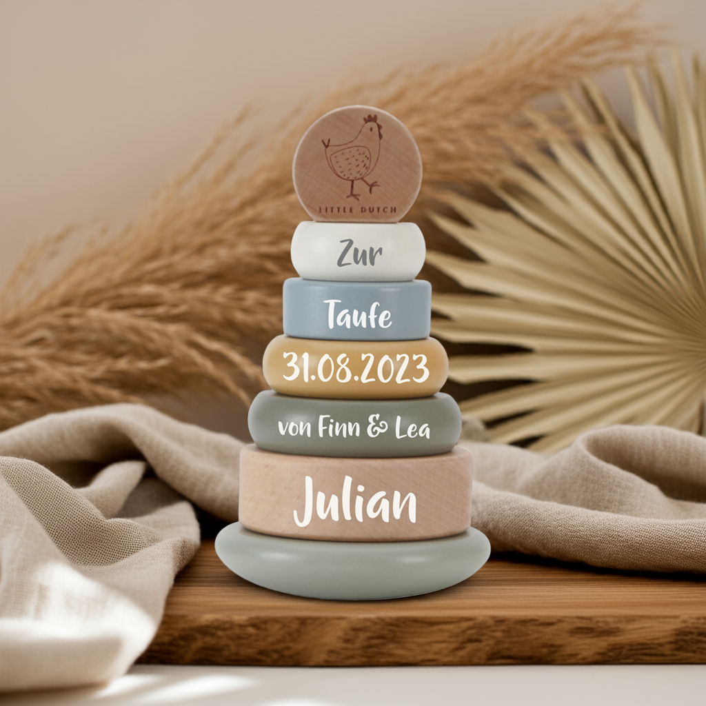 Little Farm Stapeltoren - Doop | Little Dutch