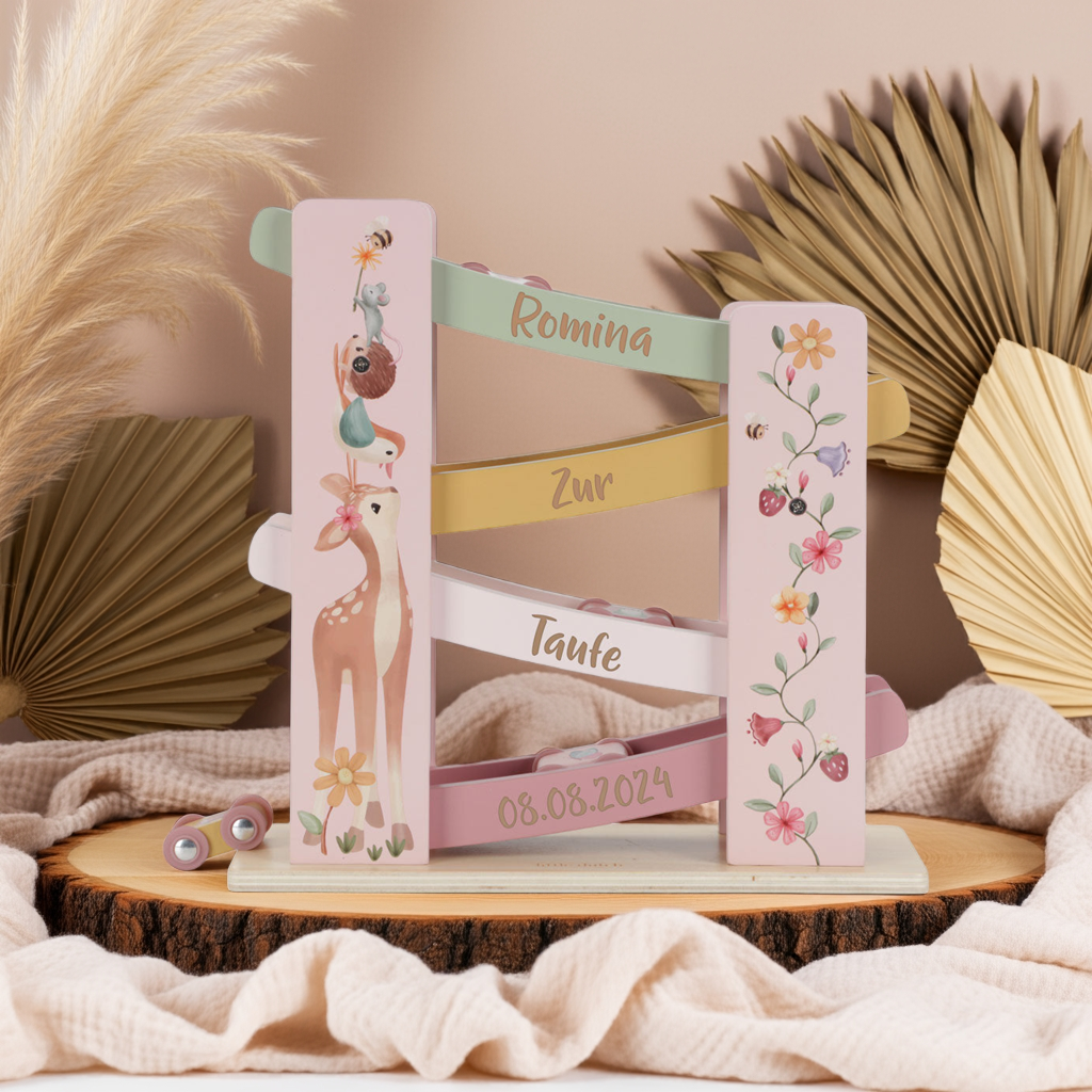 Fairy Garden Marble Run "For Baptism" | Little Dutch