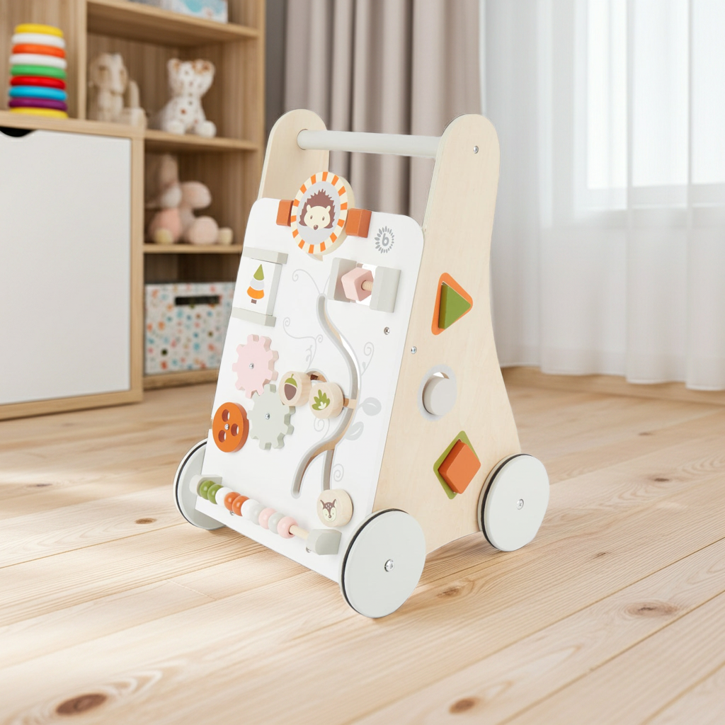 Lauflernwagen Waldtiere Holz | bieco