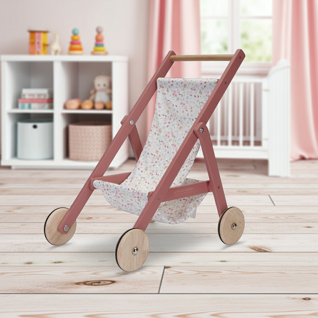 Puppenbuggy - Flowers & Butterflies | Little Dutch