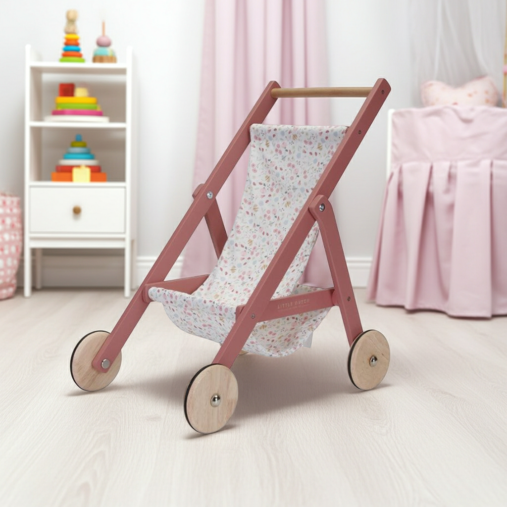 Puppenbuggy - Flowers & Butterflies | Little Dutch